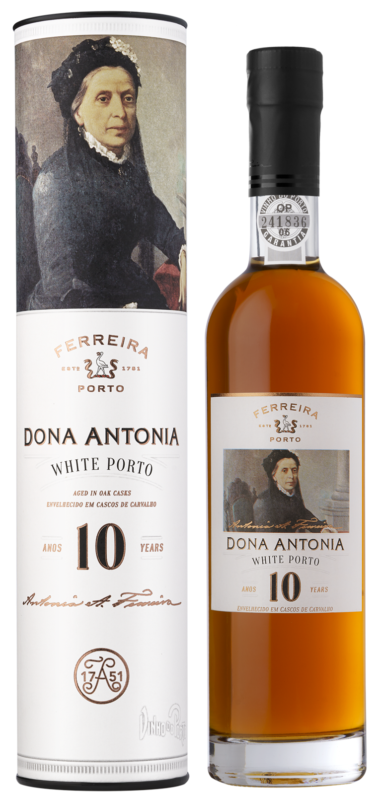 Ferreira, `Dona Antónia` 10-Year-Old White Port In Gift Tube