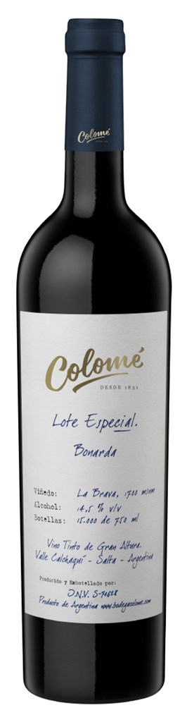 Bodega Colomé `Lote Especial`, `Finca Colomé` Salta Bonarda