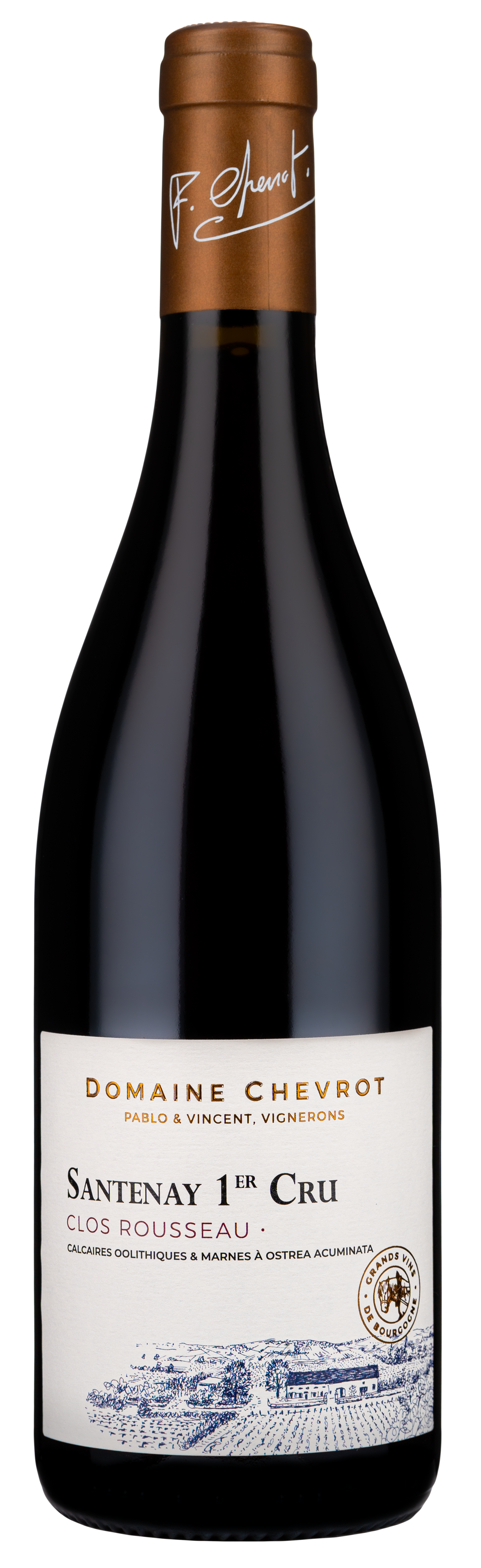 Domaine Chevrot, Santenay Rouge 1er Cru `Clos Rousseau`