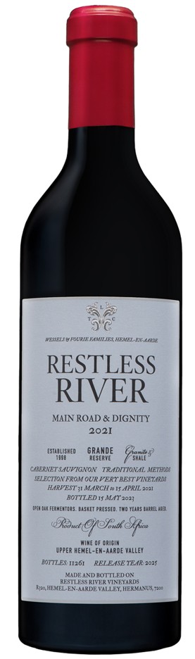 Restless River, `Main Road & Dignity` Hemel-en-Aarde Cabernet Sauvignon