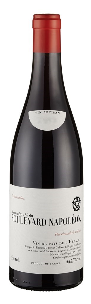 Boulevard Napoléon, `L'Aberadou` Pur Cinsault de Schistes IGP Pays d'Hérault