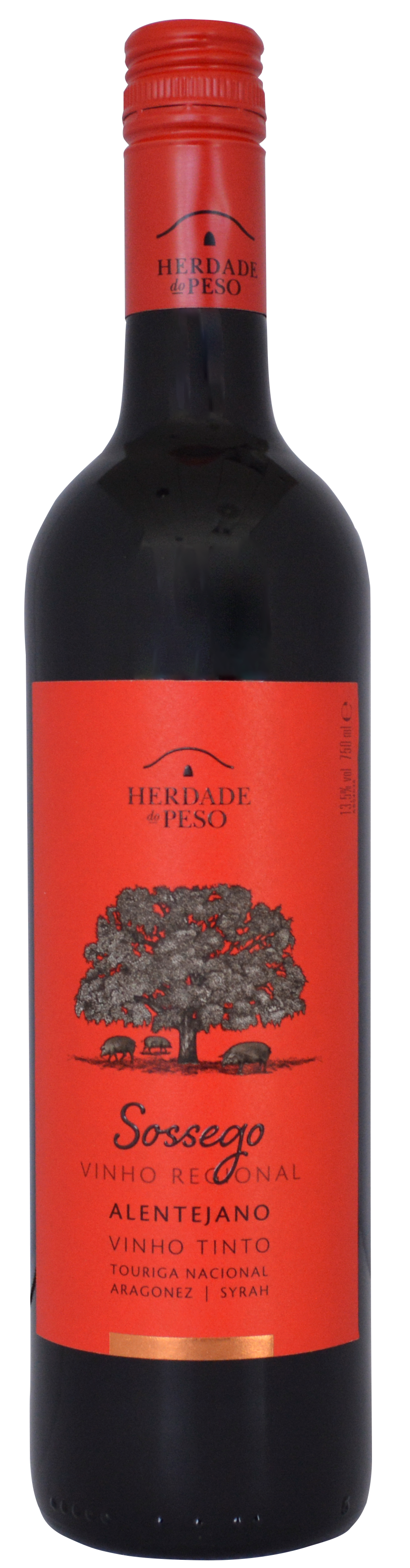 Herdade do Peso, `Sossego` Vinho Regional Alentejano Tinto